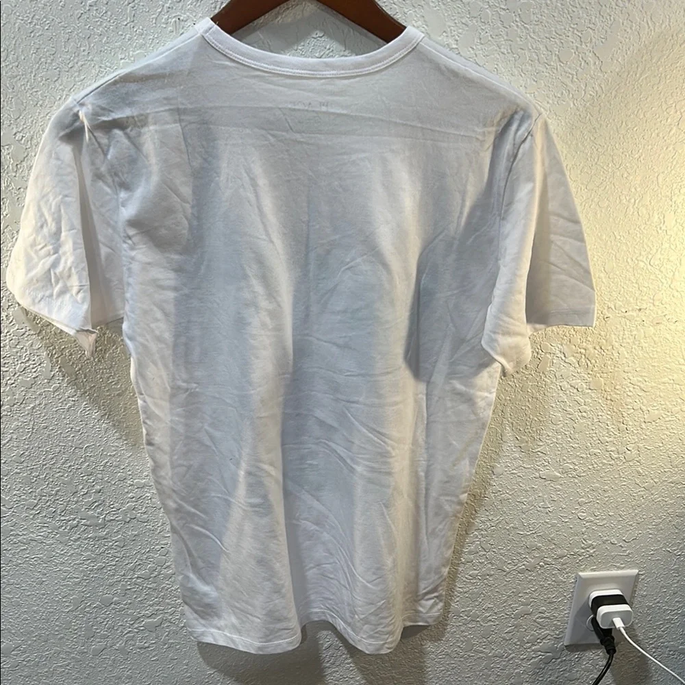 The children’s place White T-Shirt with Dinosaur DJ Graphic size XL 14 NWT